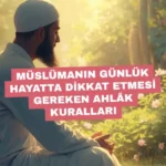 Müslümanın Günlük Hayatta Dikkat Etmesi Gereken Ahlâk Kuralları